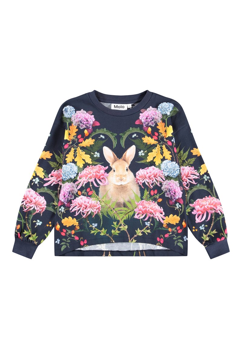 Molo RENIZA LONG SLEEVES - Maglietta a manica lunga - dark blue/multi-coloured