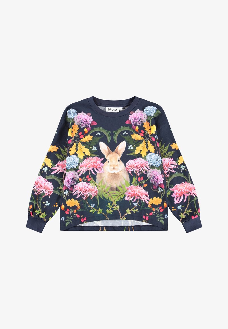 Molo RENIZA LONG SLEEVES - Camisola de manga comprida - dark blue/multi-coloured