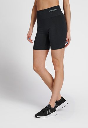 TIF SEAMLESS - Pantalón corto de deporte - black