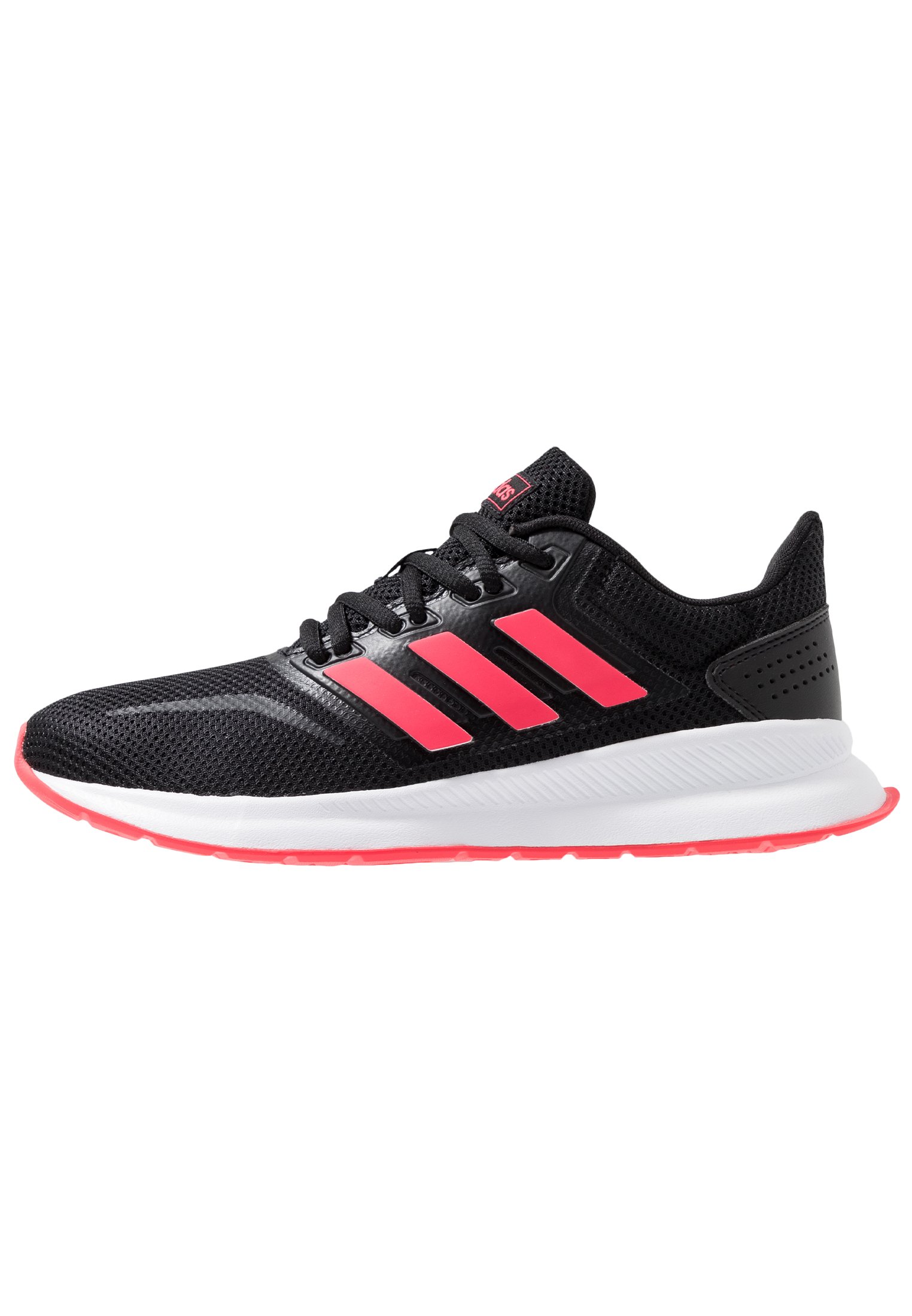 adidas Performance RUNFALCON - Scarpe running neutre - core black/shock  red/footwear white/nero - Zalando.it