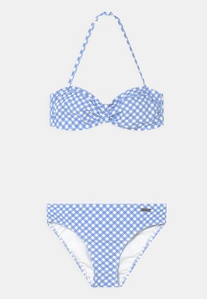 BANDEAU KARO  - Bikini - light blue