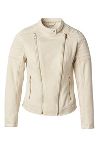 Faux leather jacket - beige