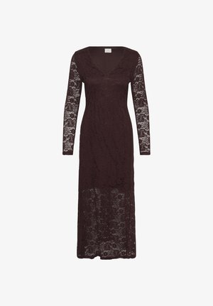 Kaffe, KALOUISA MIDI - Vestido de fiesta - fudge