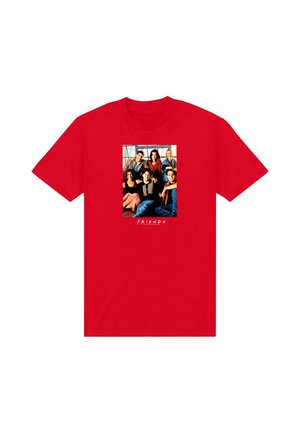Henry Tiger, FRIENDS CAST PHOTO GRAPHIC - T-shirt print - red