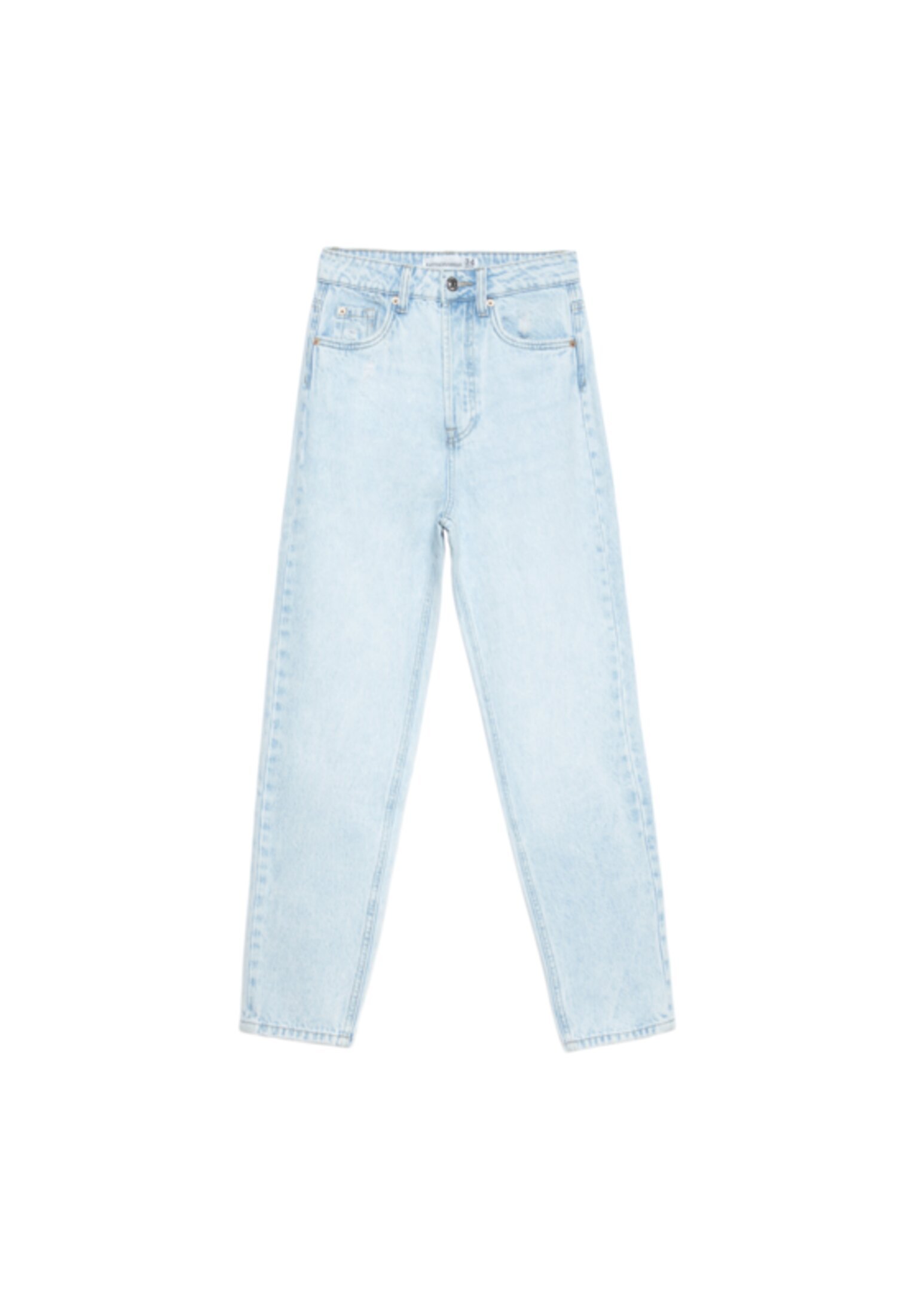 Stradivarius MOM - Jeans slim fit - light blue denim/carta da zucchero -  Zalando.it