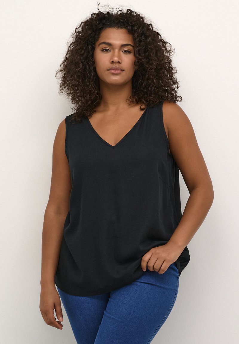 Kaffe Curve - MILLE - Bluse - black deep, Vergrößern