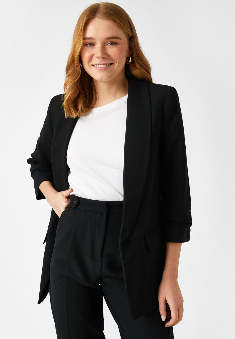 Damen Leichte Jacken | Koton Blazer black/schwarz - PI87396 Damen Leichte Jacken | Koton Blazer black/schwarz - PI87396