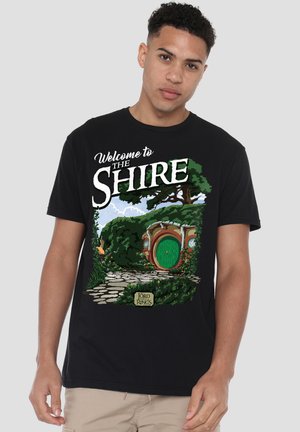 Warner Brothers, LORD OF THE RINGS WELCOME TO THE SHIRE - T-Shirt print - black