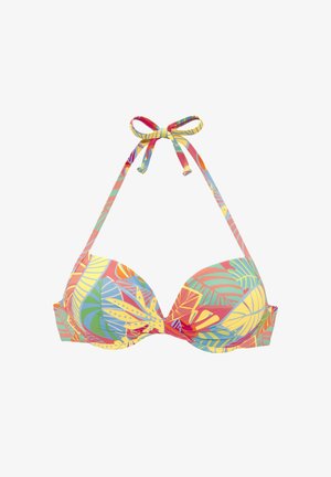 s.Oliver, PUSH-UP - Bikini-Top - koralle bedruckt