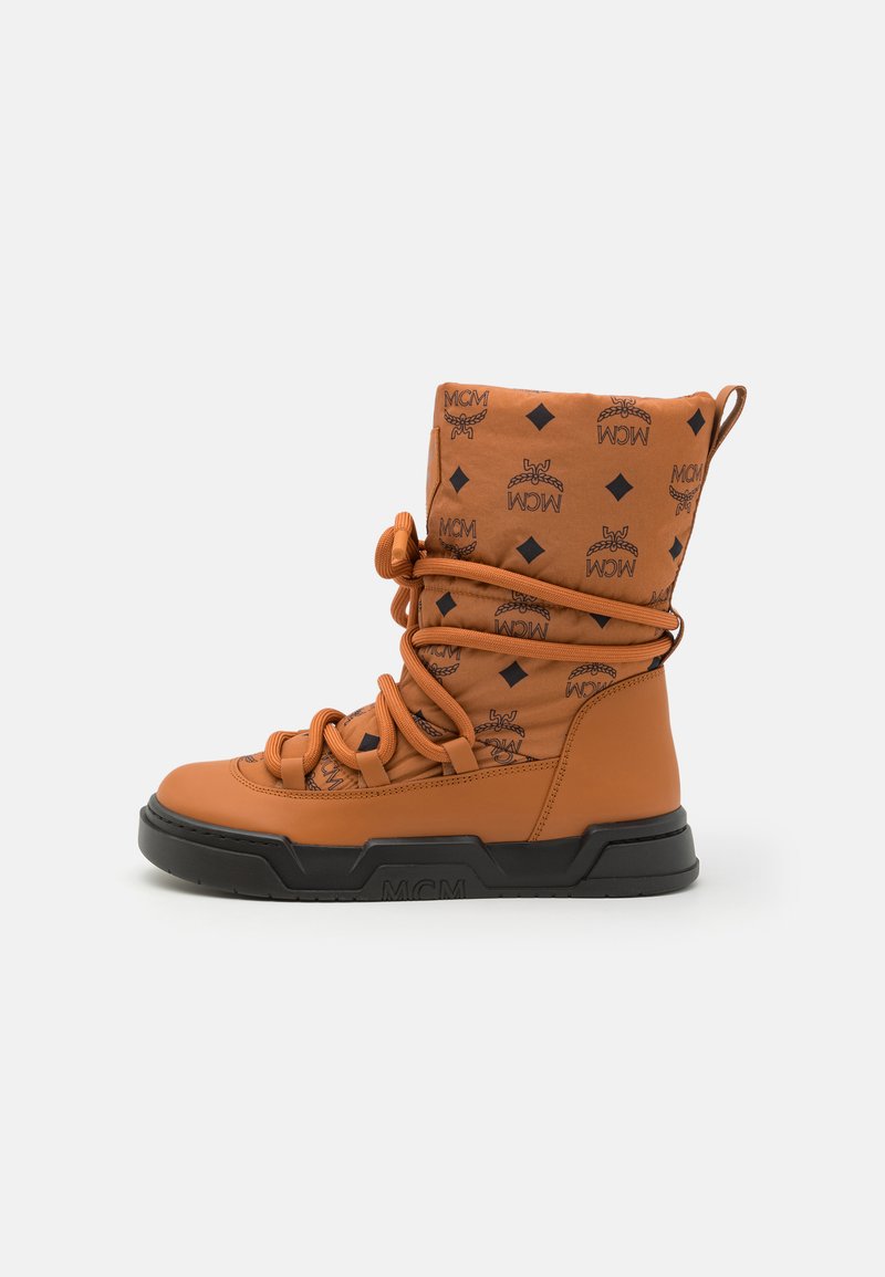 MCM SKYWARD - Winter boots - cognac