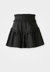 BIRDIE RUFFLE SKIRT - Minijupe - black