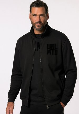 FITNESS - Zip-up sweatshirt - black