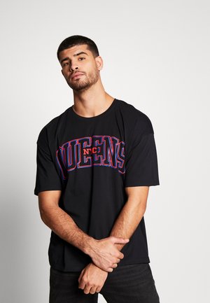 T-shirts med print - black