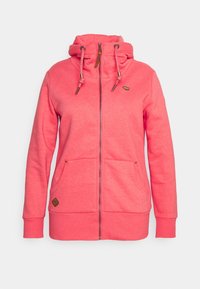 Ragwear Plus Sweater met rits - red