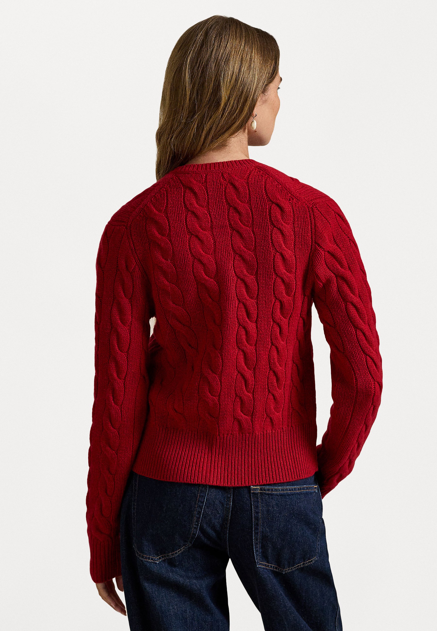 Polo Ralph Lauren CABLE-KNIT WOOL-CASHMERE CARDIGAN - Cardigan