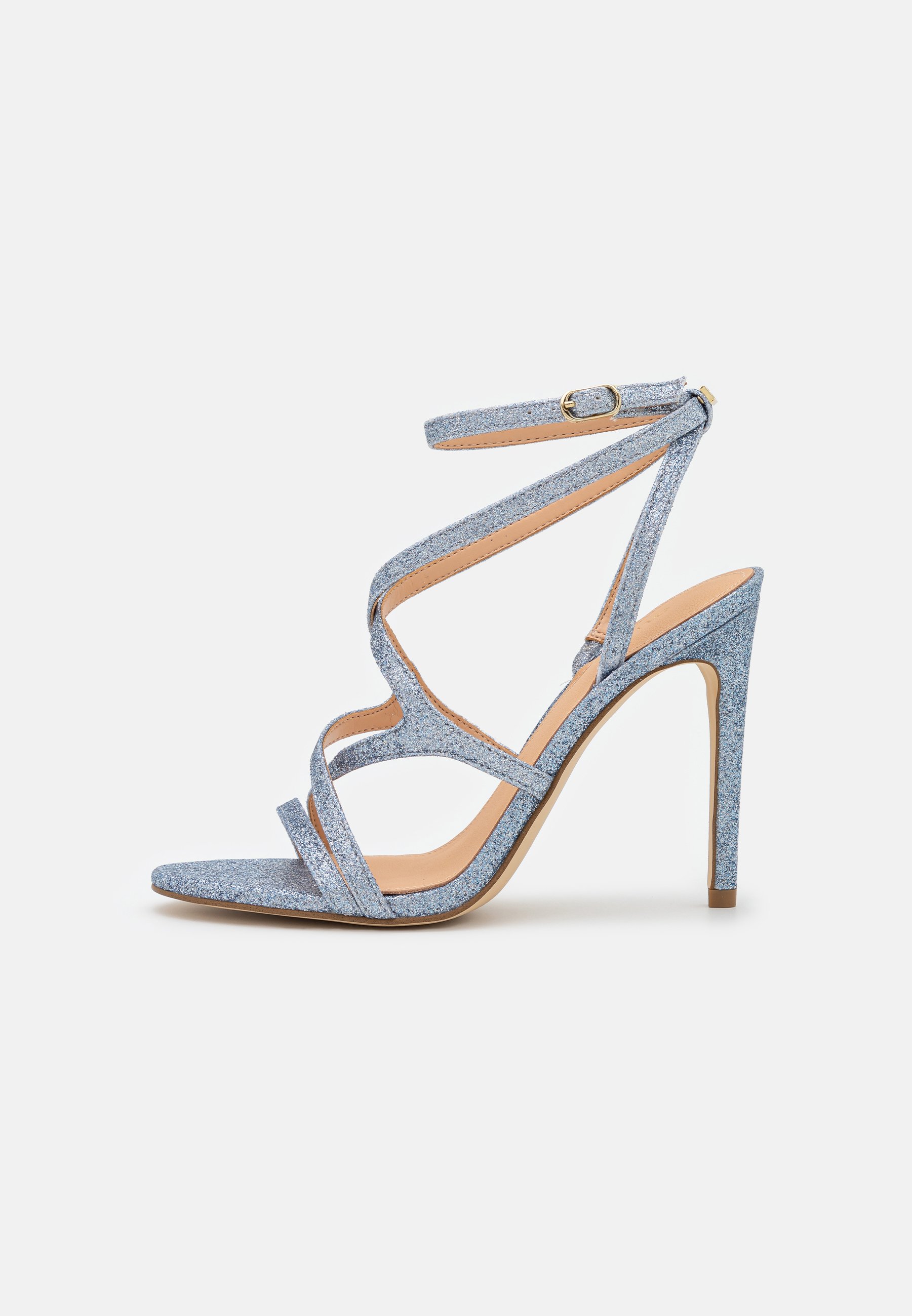 Guess FENNELA - Sandali con tacco - blue/argentato - Zalando.it