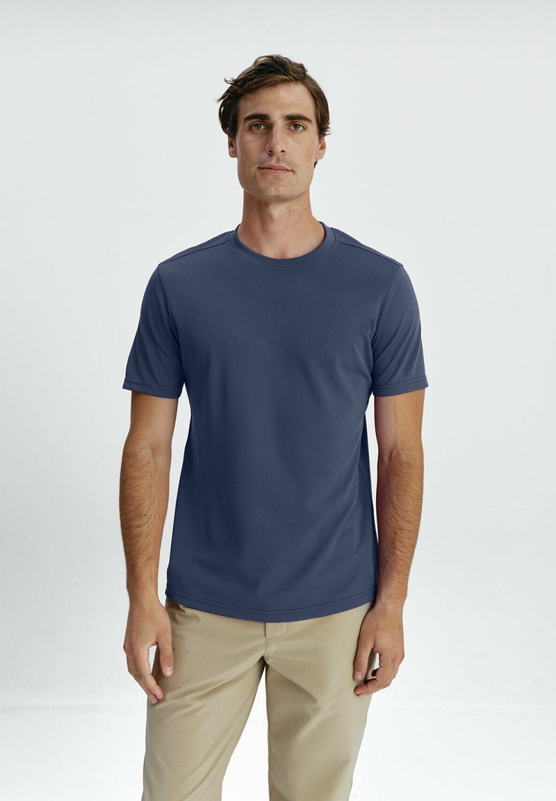 Sepiia NON IRON STAIN - Basic T-shirt - blue - Zalando.ie