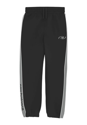 New Balance, TRACKSIDE WOVEN PANT - Dresside alumine osa - black slate grey