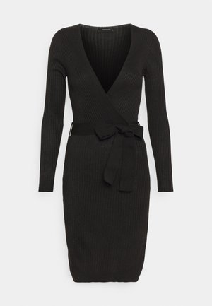 Gebreide jurk - black