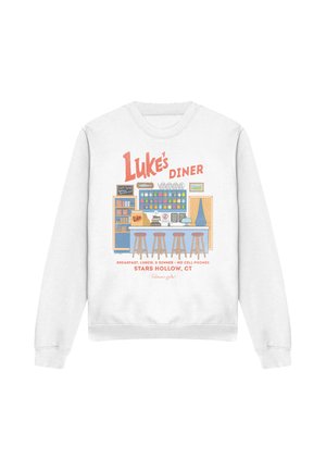 Cotton Soul, GILMORE GIRLS STARS INSIDE LUKE'S DINER - Sweatshirt - white