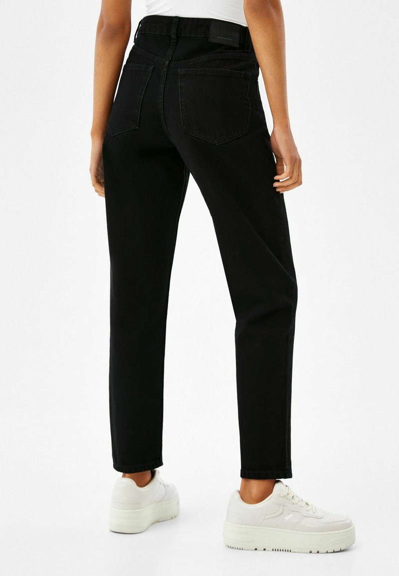 Damen Skinny | Bershka BUTTERFLY Jeans Slim Fit black/schwarz - BQ36261 Damen Skinny | Bershka BUTTERFLY Jeans Slim Fit black/schwarz - BQ36261