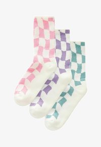 Unselected, pastel checkerboard