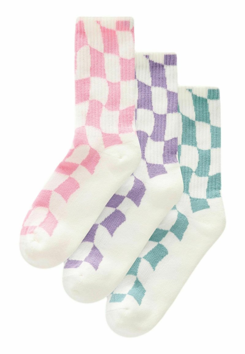 Next CUSHION 3 PACK WITH ARCH SUPPORT - Sokken - pastel checkerboard