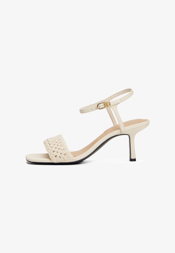 High heeled sandals - muslin