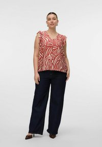 Vero Moda Curve Blouse - marsala