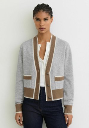 REGULAR FIT - LOUISA  - Kardigan - grey neutral