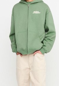 Multiply Apparel Sweater met rits - green