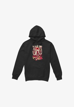 Cotton Soul, RICK AND MORTY ANATOMY PARK LOGO - Kapuzenpullover - black
