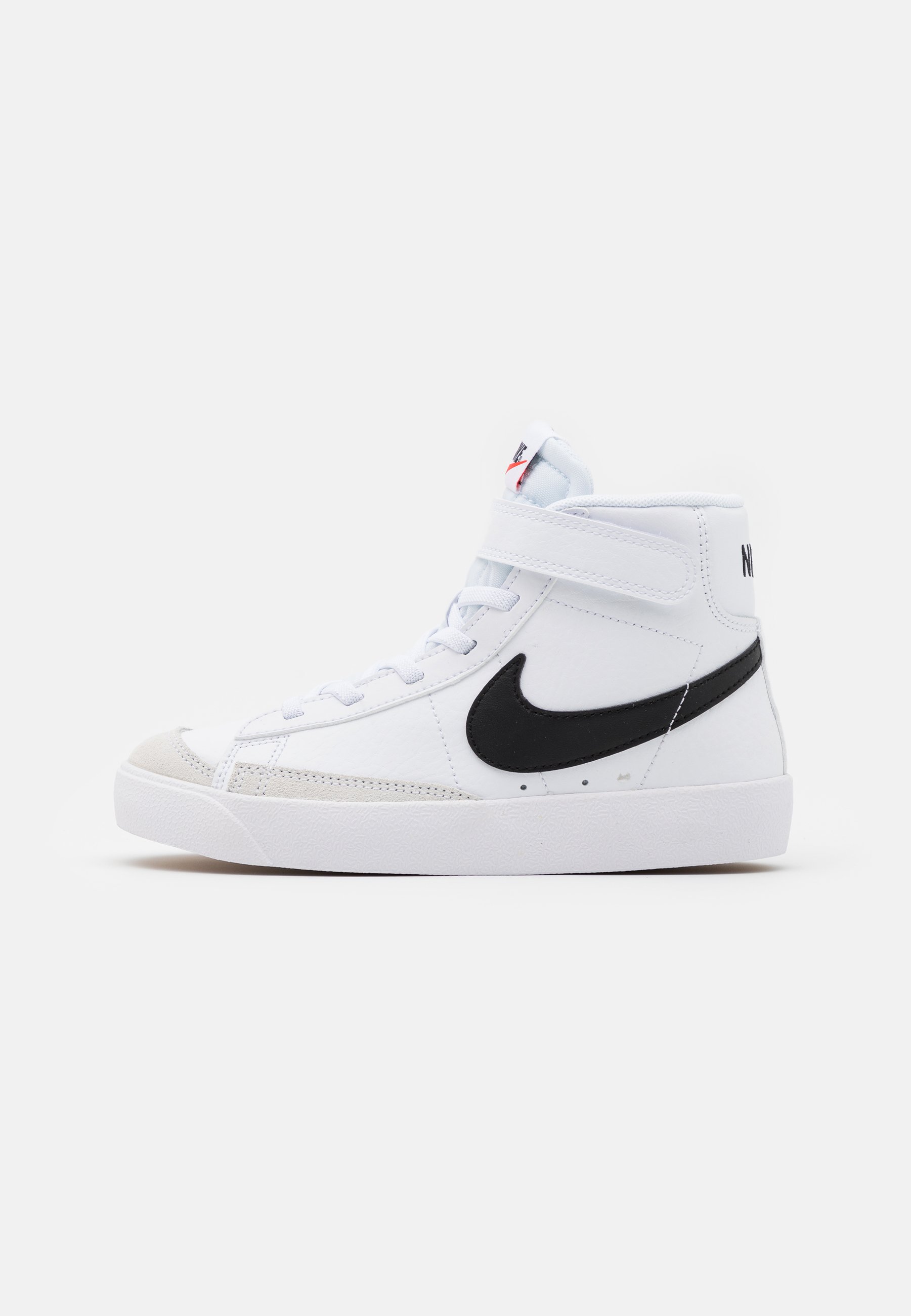 Nike BLAZER MID 77 UNISEX altas - white/black/total orange/blanco - Zalando.es