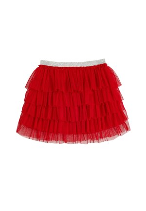 TIERED TUTU  - A-linjekjol - red