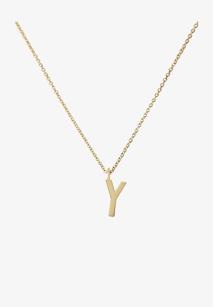 Design Letters HALSKETTE MIT GROß INITIAL CHARM GOLD (A-Z) - Collier - gold-coloured