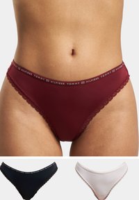 Tommy Hilfiger THONG MICRO 3 PACK - String - light pink rouge desert sky