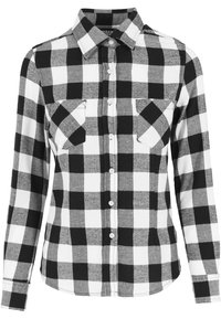 Urban Classics Button-down blouse - black/red