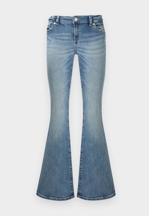 Gina Tricot, GLOW RISE  - Trapezaste traperice - mid blue