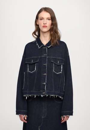 MILES CUT JACKET - Denim jacket - dark denim
