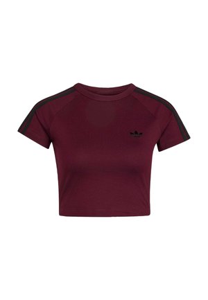 adidas Originals, ADIDAS ORIGINALS SST BABY TEE - Camiseta estampada - maroon   maroon   black