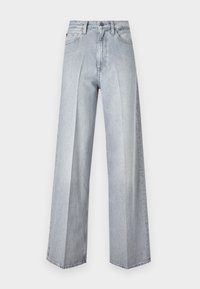 WIDE - Wide Leg - denim grey
