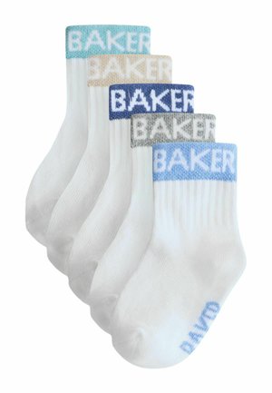 5 PACK   - Strømper - white with tonal cuff