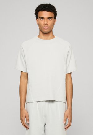 Urban Classics, CONTRAST SEAM PEACHED HEAVY TEE - T-shirts basic - glaciergrey