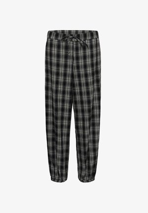 Kaffe, KAULLA - Bukser - black white check