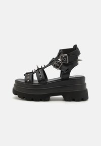 Koi Footwear THE DIVINE DESTRUCTION SPIKED CHUNKY  - Sandali con plateau - black