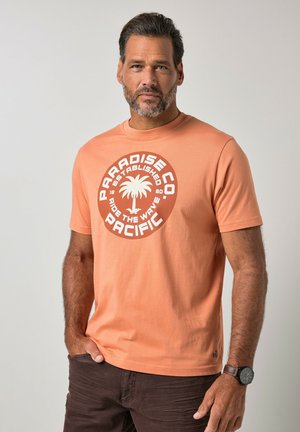 JP1880 T-SHIRT, SHORT SLEEVE, CHEST PRINT, UP TO 8XL - T-Shirt print - matt orange
