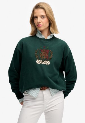 Sweatshirt - dark pine green