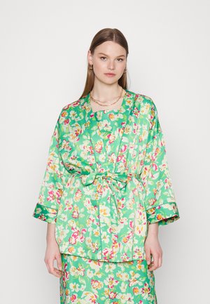 YAS YASURIA KIMONO - Letná bunda - poison green