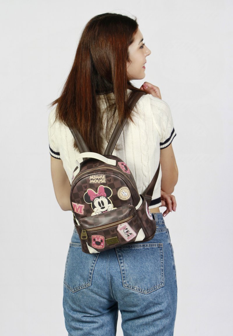 Karactermania HEADY CASUAL - Mochila - minnie mouse brown