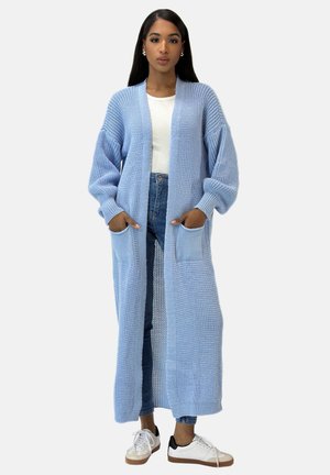 Strickjacke - hellblau